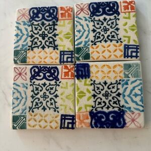 Anthropologie Azu Coasters- Set of 4